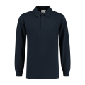 Heren Polo Lange Mouw Santino London Dark Navy